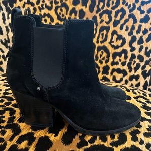 Black Suede Rag & Bone Booties